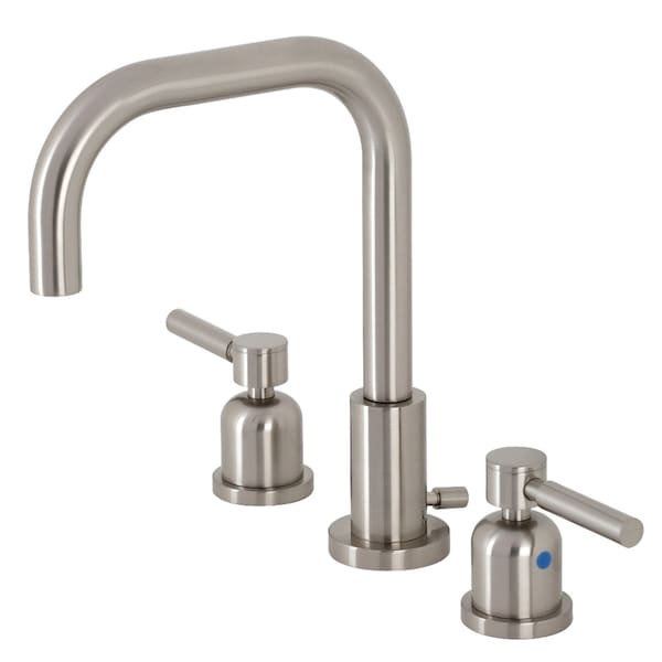 Kingston Brass FSC8938DL Concord Widespread Bathroom Faucet W/ Brass Pop-Up, Nickel FSC8938DL - main